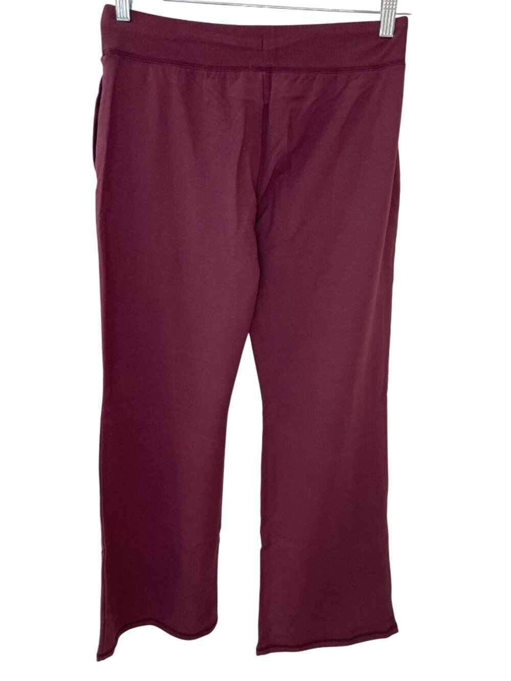 Garage Stretch Terry Bootcut Pants Fig Fantasy Red Women's Sz Medium MSRP$65 NWT - Picture 2 of 10